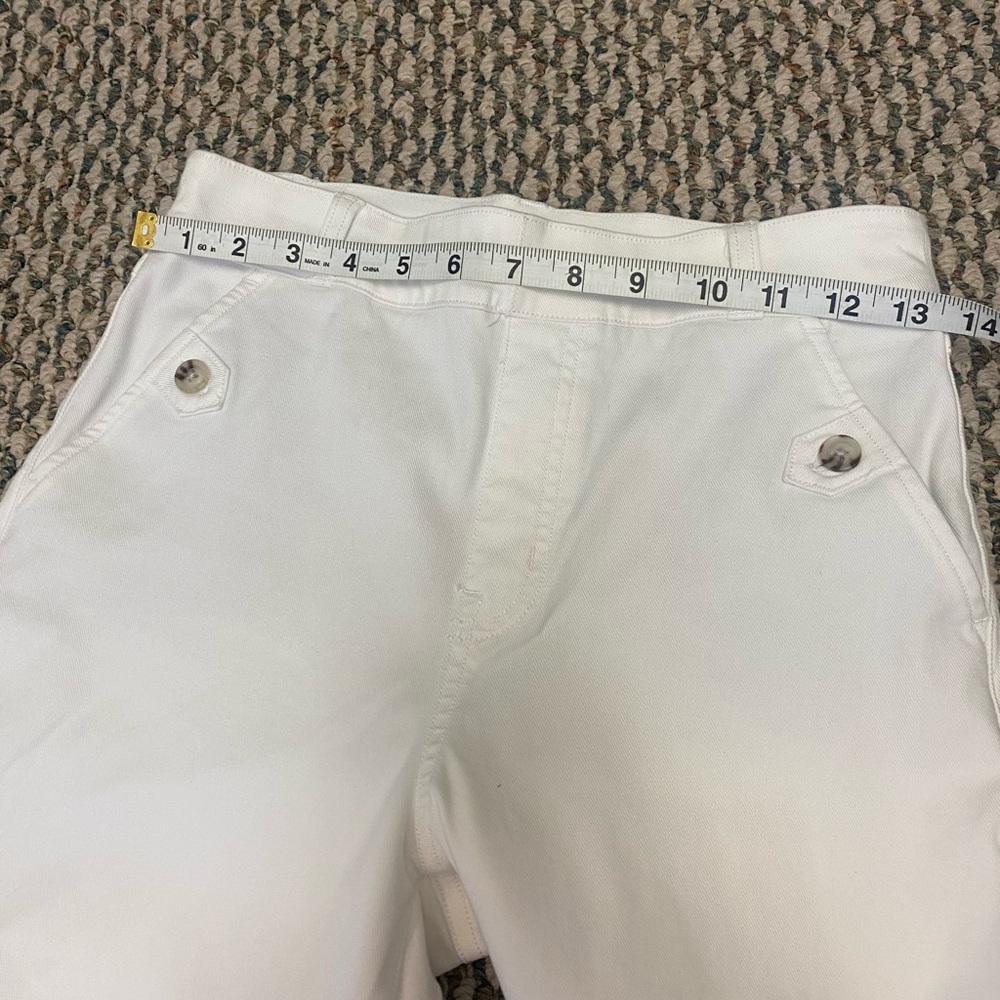 SPANX Stretch Twill Cropped Wide Leg Pant - Picture 3 of 7